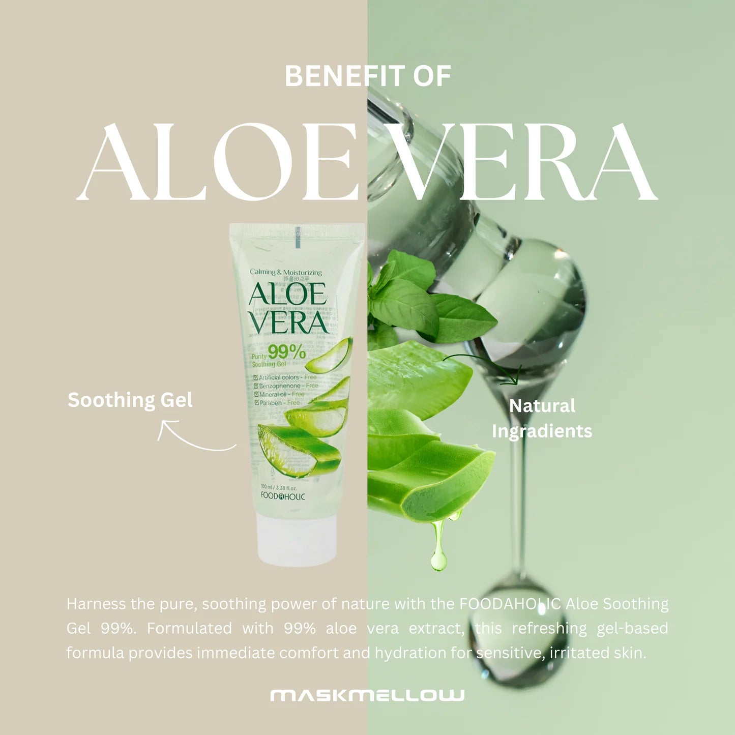 Foodaholic 99% Aloe Vera
