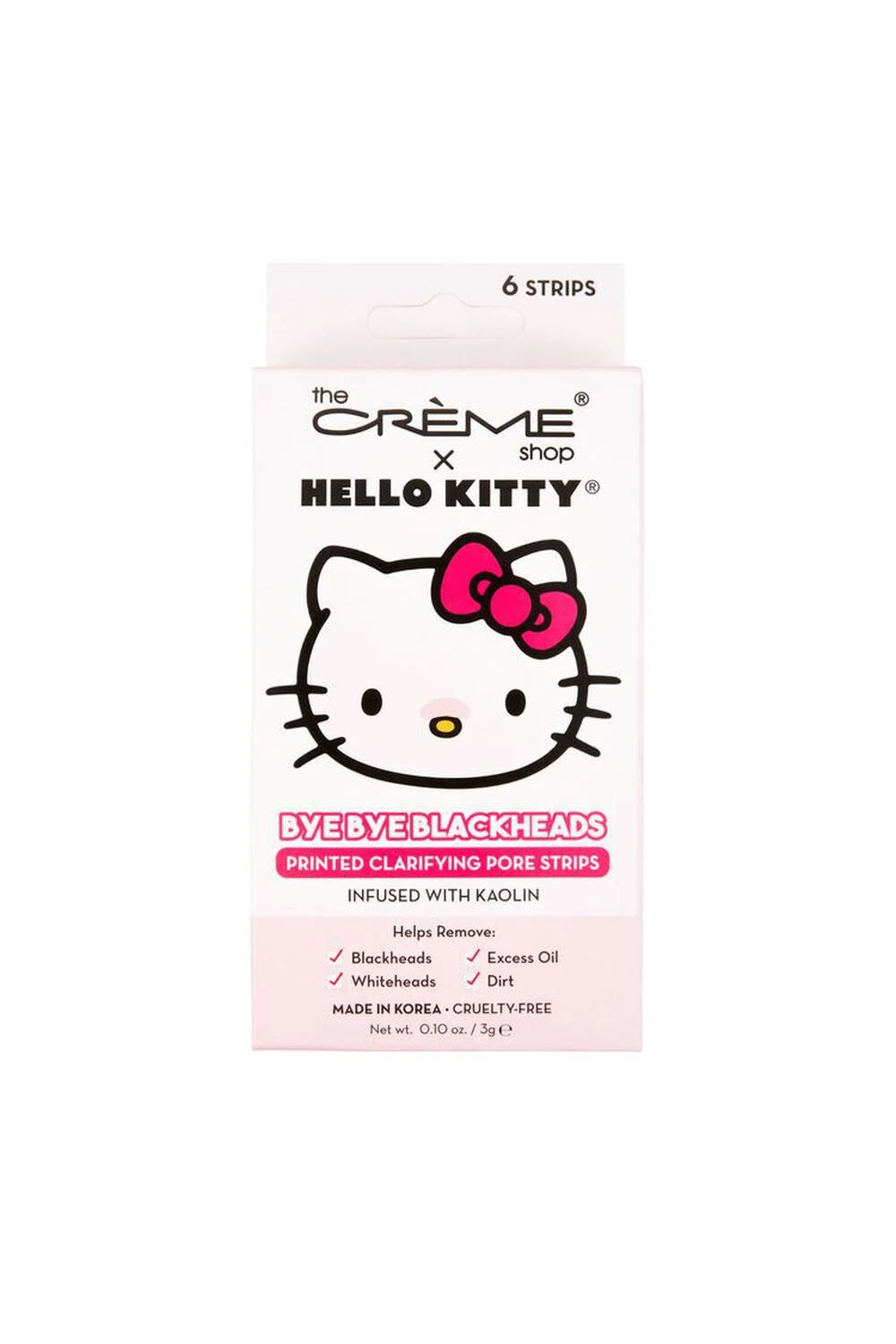 The Creme- Hello Kitty Bye Bye Blackheads Nose Strips
