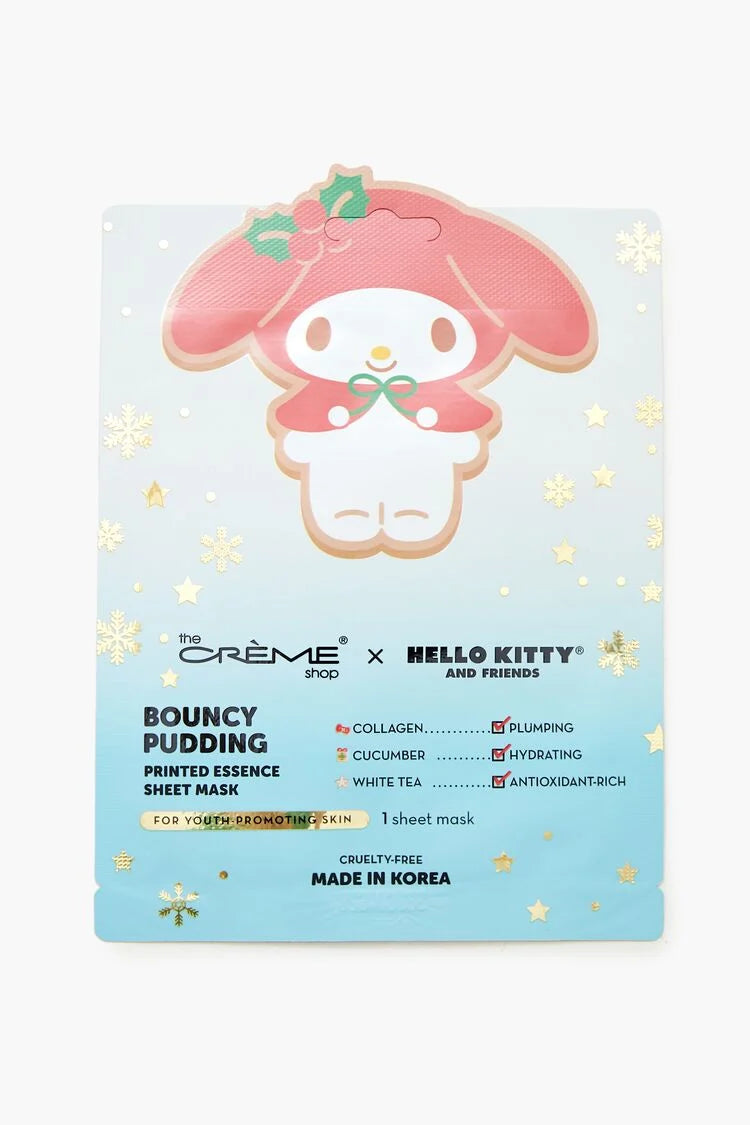 The Crème x Hello Kitty Bouncy Pudding Printed Essence Sheet Mask