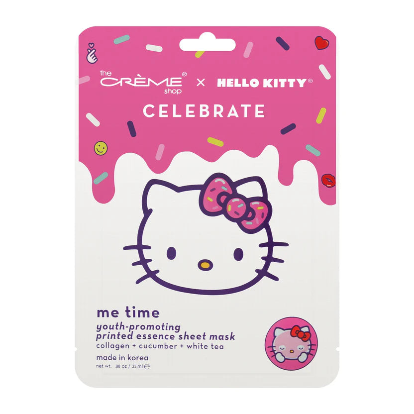 The Creme Shop x Hello Kitty Celebrate Me Time Youth- Promoting Sheet Mask