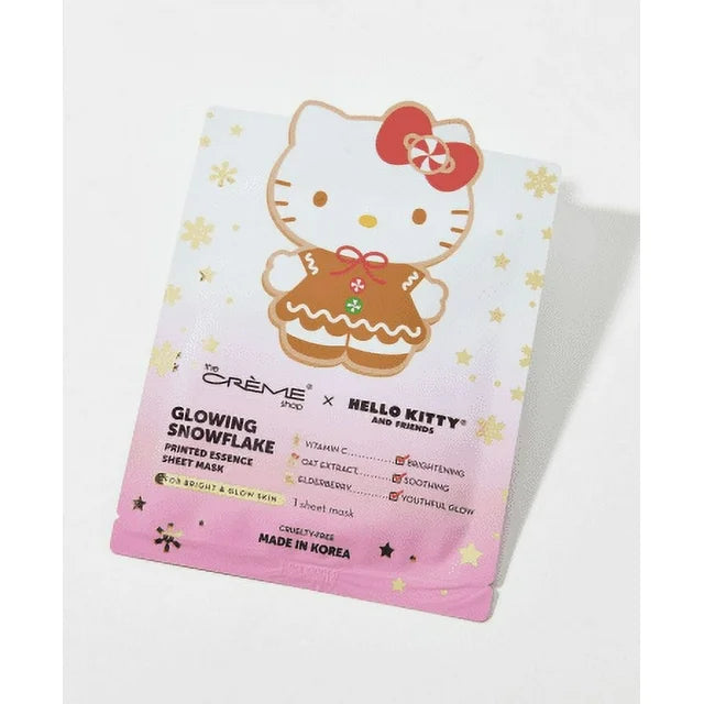 The Crème x Hello Kitty Glowing Snowflake Printed Essence Sheet Mask