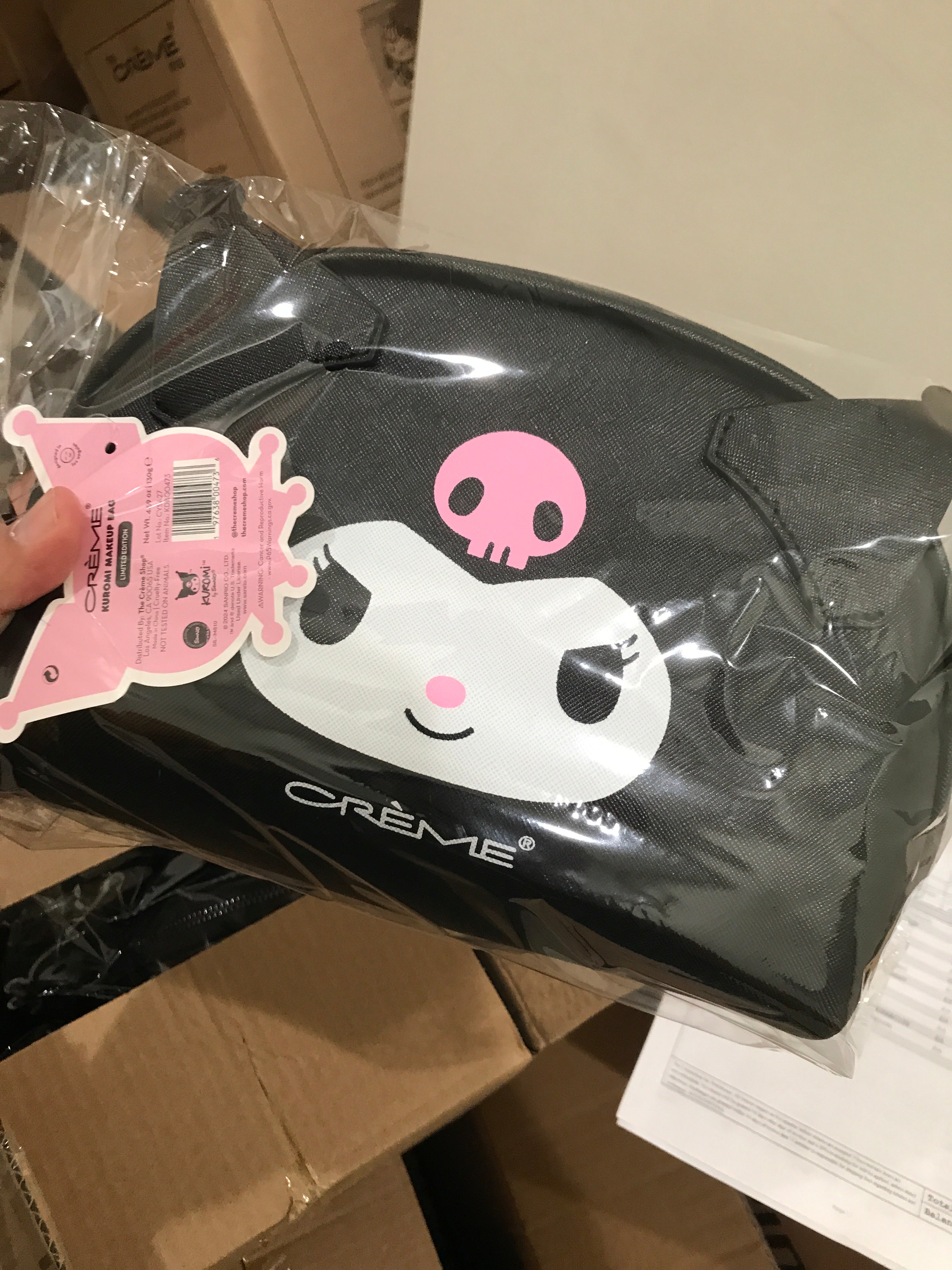 Kuromi Makeup Bag