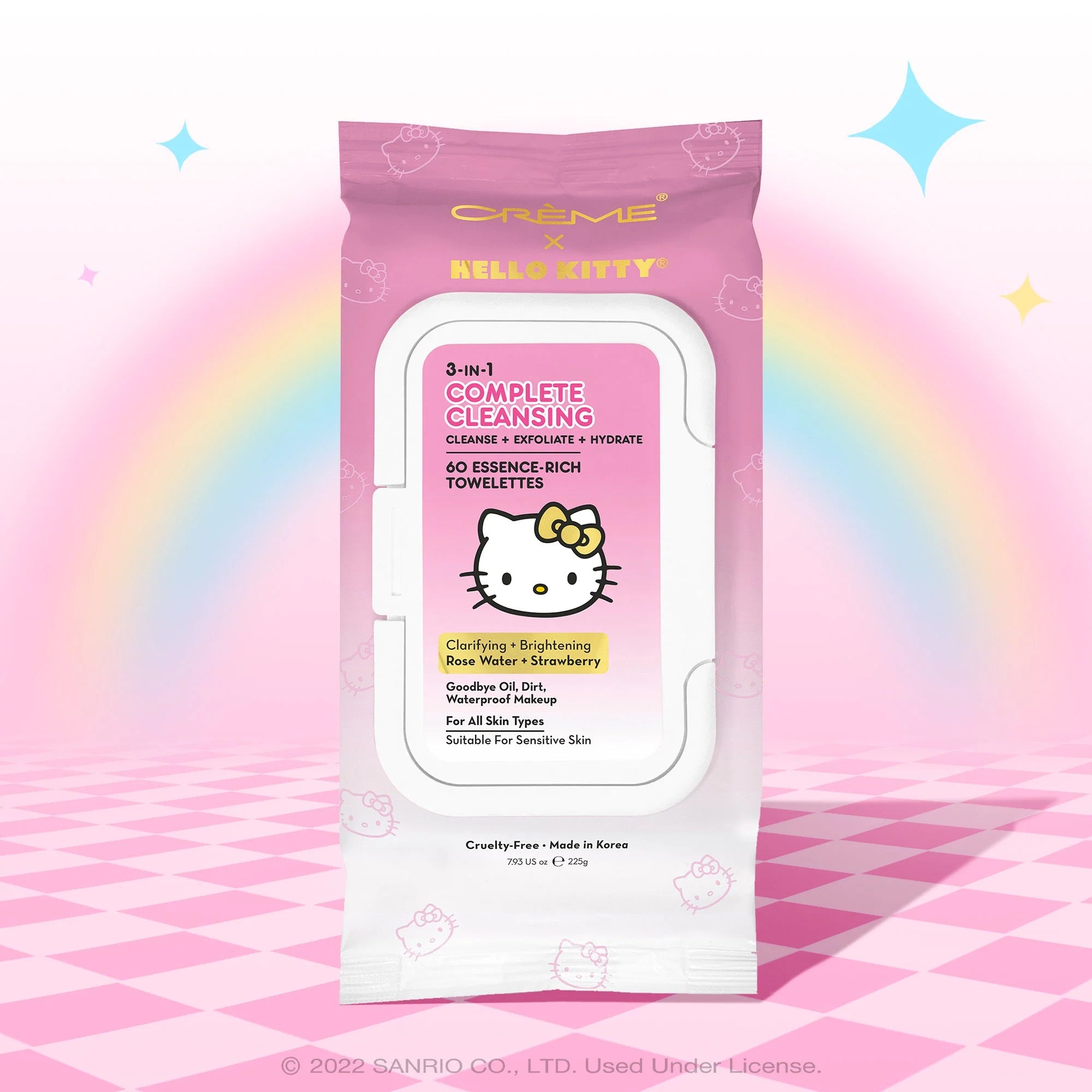 The Crème- HK 3-in-1 complete cleansing towelettes