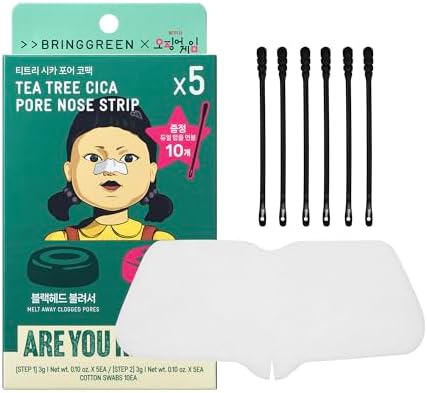 BRINGGREEN Tea Tree Cica Pore Nose Strip