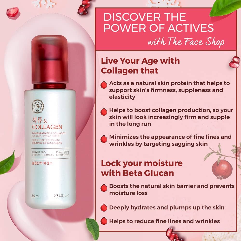 The Face Shop Pomegranate & Collagen Volume Lifting Serum