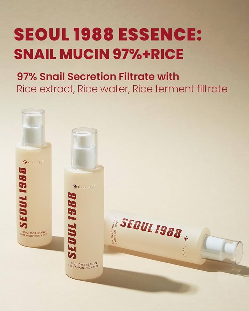 K-Secret Seoul 1988 Essence Snail Muckn 97% + Rice