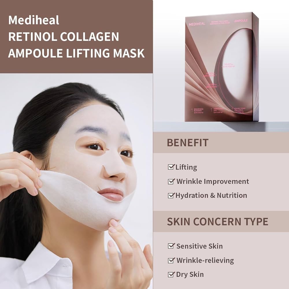 Mediheal Retinol Collagen Ampoule Lifting Mask