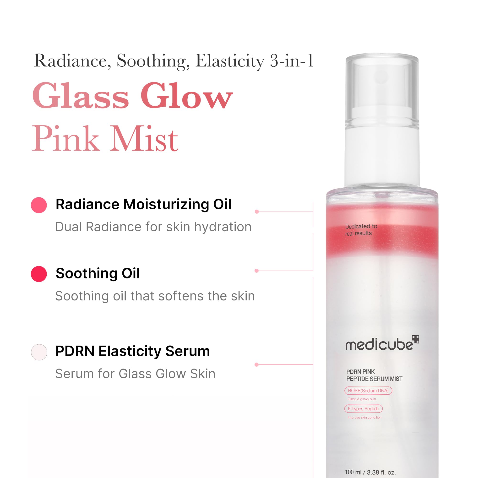 MEDICUBE PDRN Pink Glutathione Serum Mist