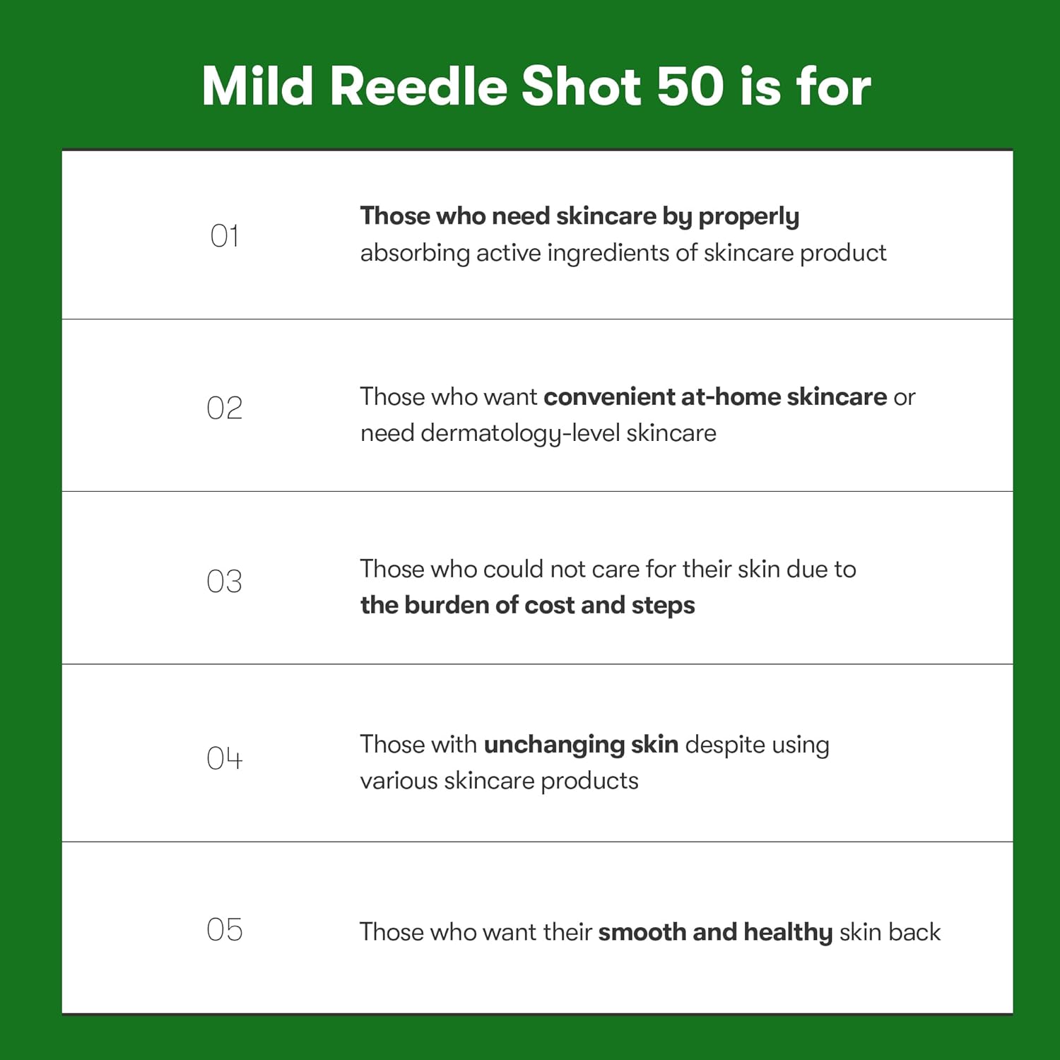 VT Mild Reedle Shot 50