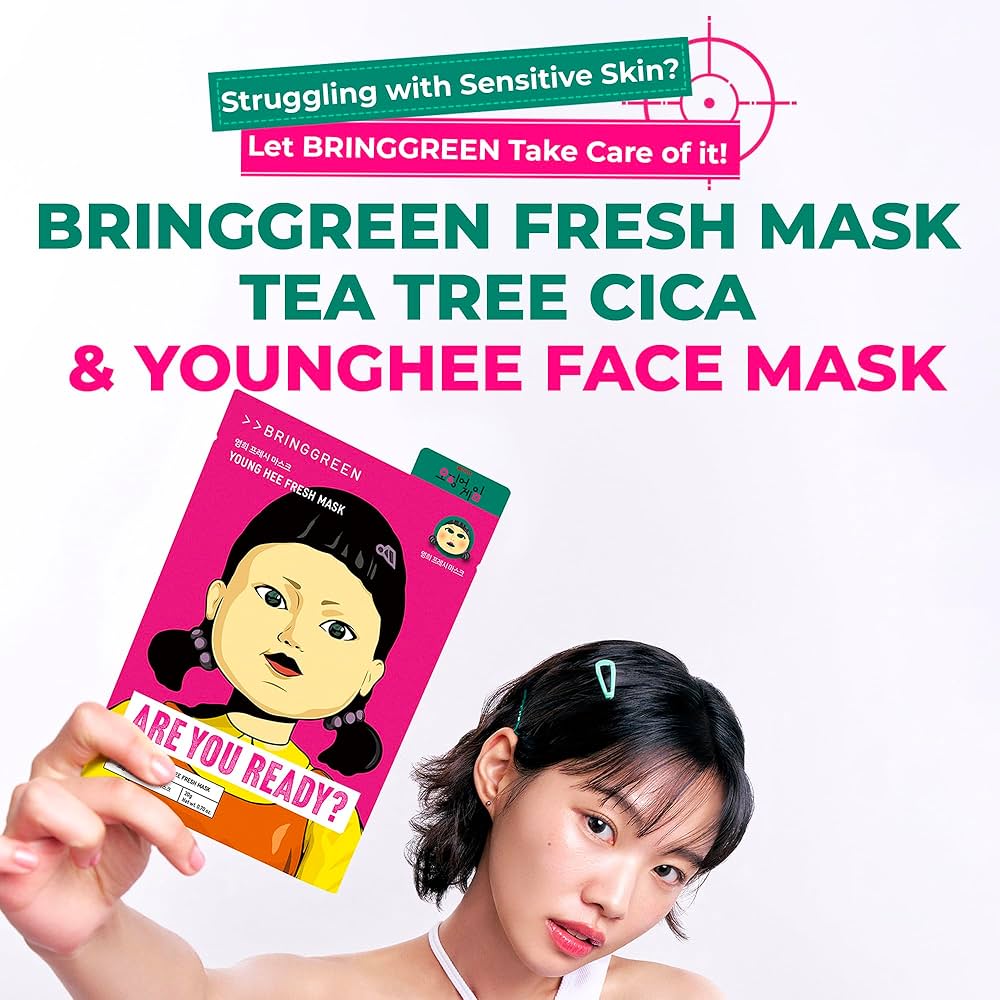 BRINGGREEN Tea Tree Cica & Young Hee Fresh Mask