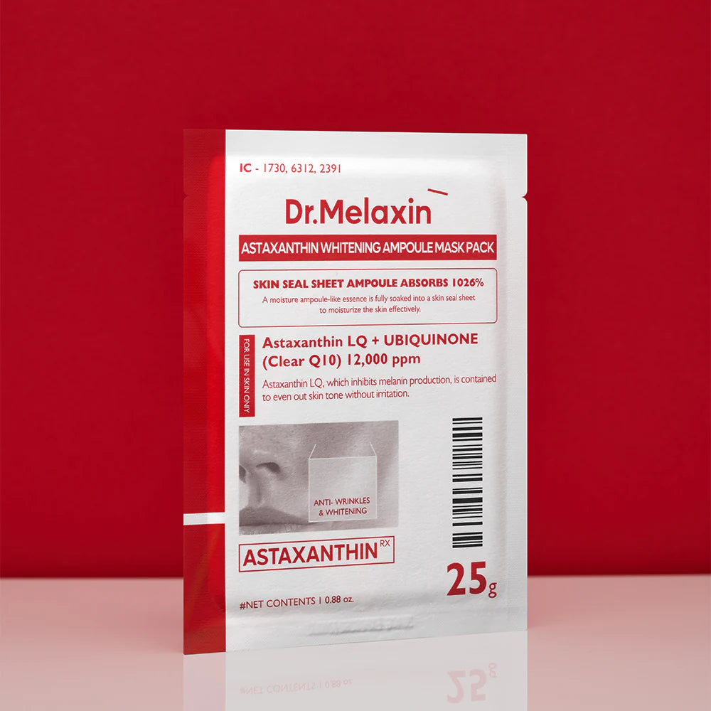 Dr. Melaxin Astaxanthin Whitening Ampoule Mask Pack