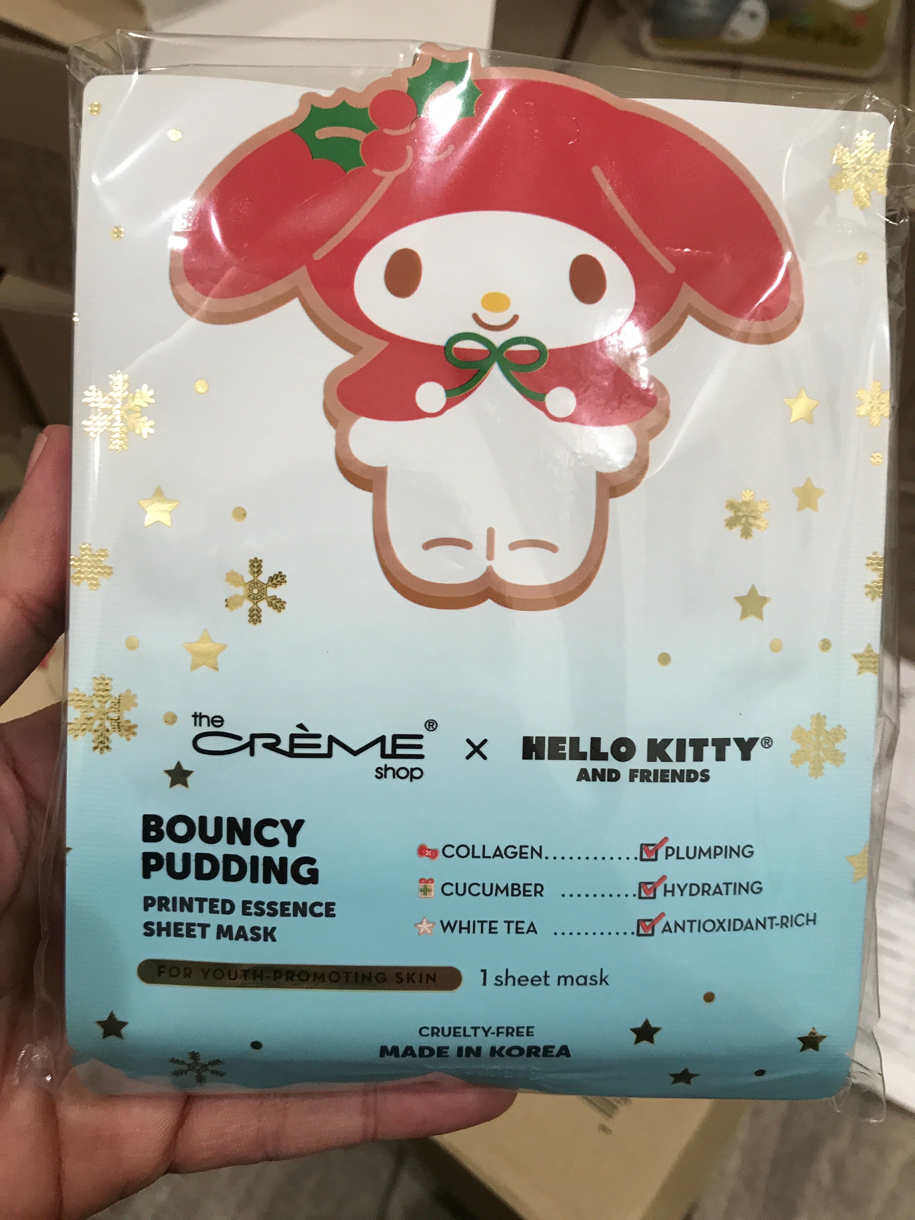 The Crème Bouncy Pudding Sheet Mask