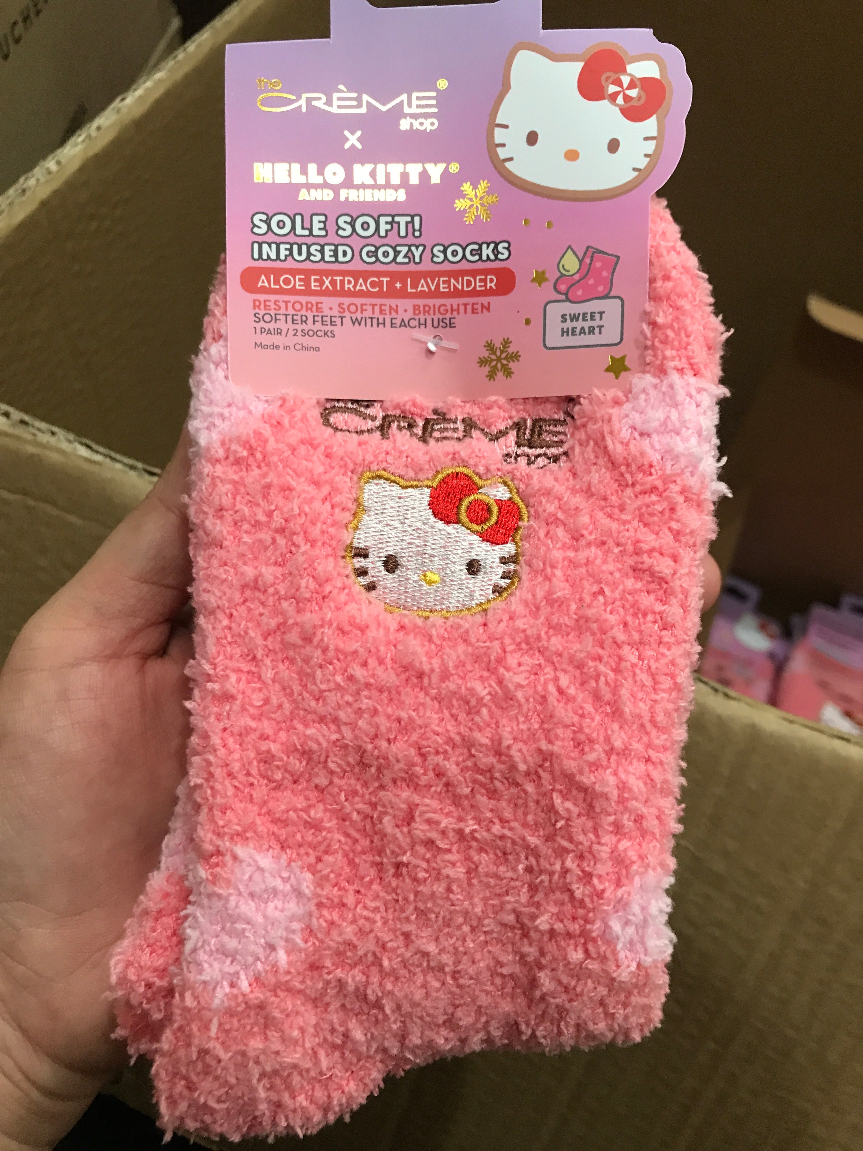 The Crème Sole Soft Socks