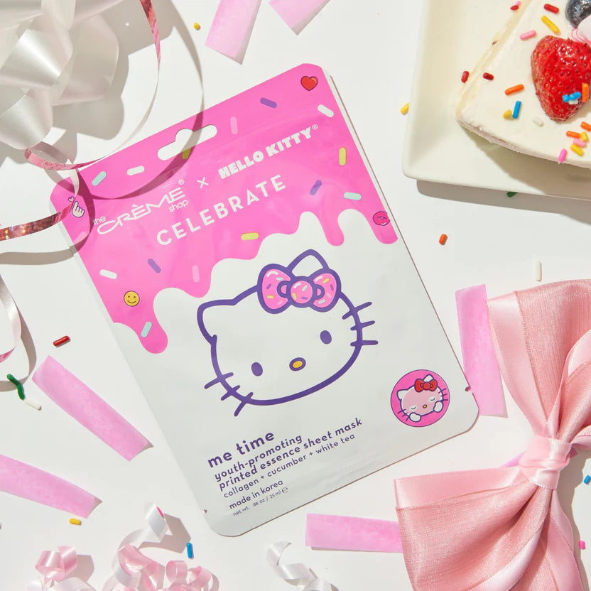 The Creme Shop x Hello Kitty Celebrate Me Time Youth- Promoting Sheet Mask