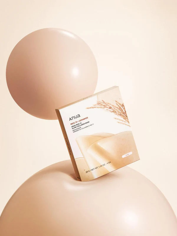 Anua Rice 70 Glow Collagen Mask