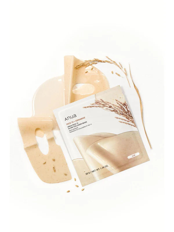 Anua Rice 70 Glow Collagen Mask