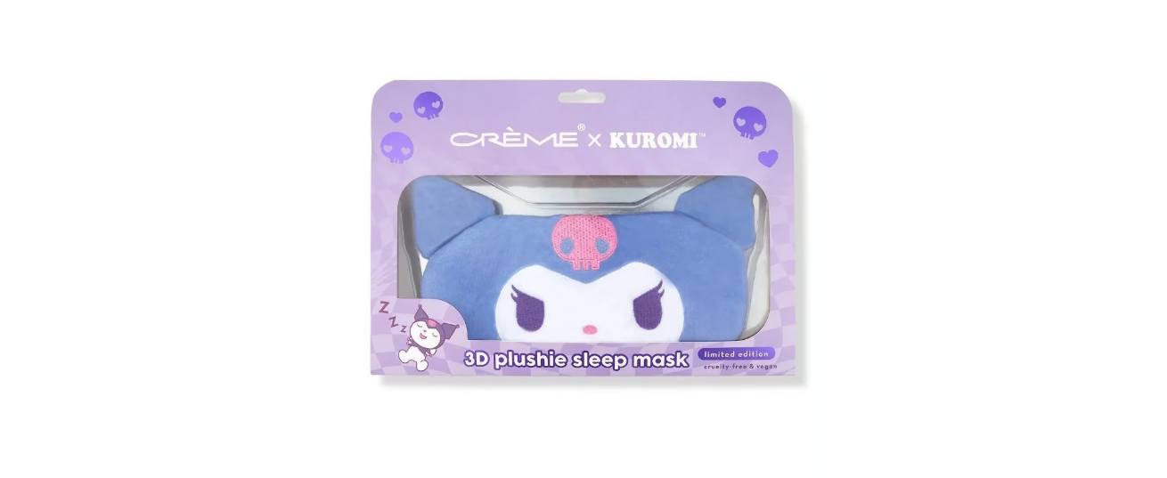 The Creme Shop x Kuromi 3D Plushie Sleep Mask