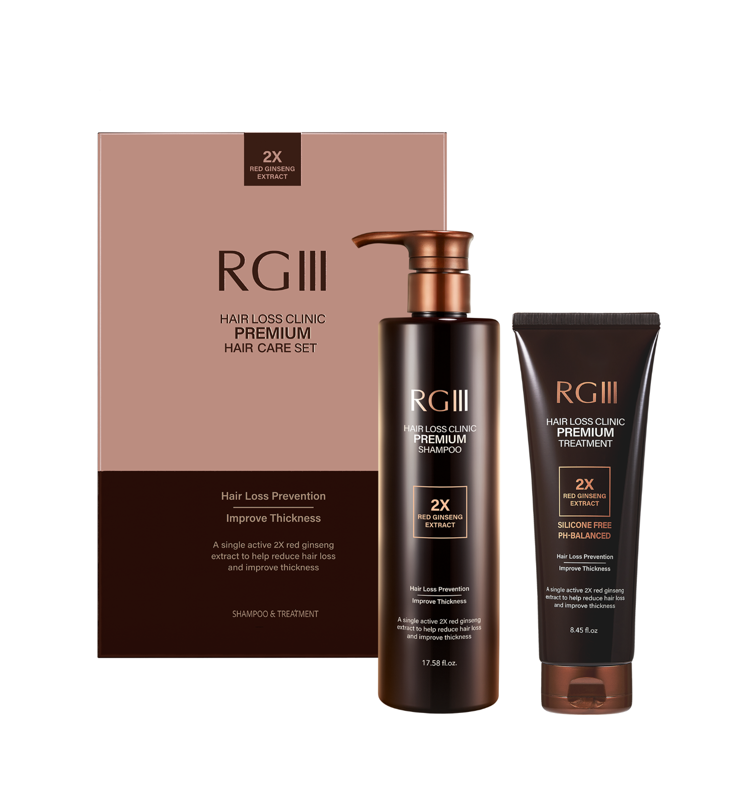 RGIII Hair Loss Clinic Premium Hair Care Set