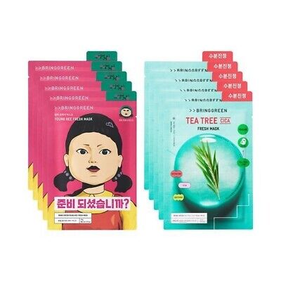 BRINGGREEN Tea Tree Cica & Young Hee Fresh Mask