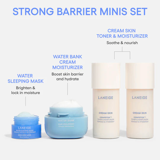 Laneige- Strong Barrier mini set