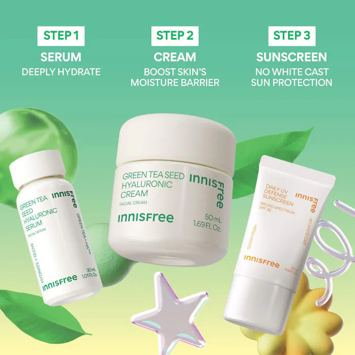 Innisfree- Hydrate + Protect Holiday Set with Hyaluronic Acid