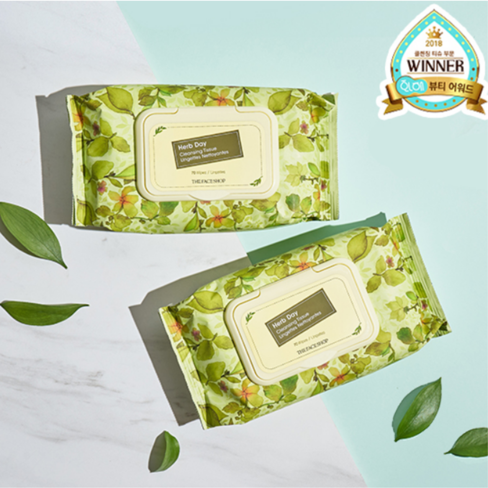 Herb Day Cleansing Tissues (70)