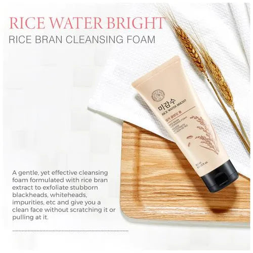 Rice Water Bright Rice Bran Foaming Cleanser