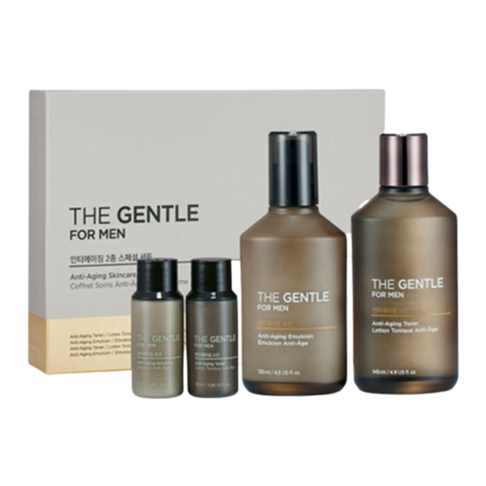 The Gentle For Men Anti-Aging Skincare Set
